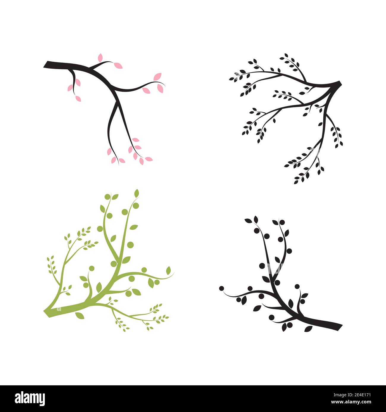 Définir la nature du symbole vectoriel du modèle de logo Breach Illustration de Vecteur