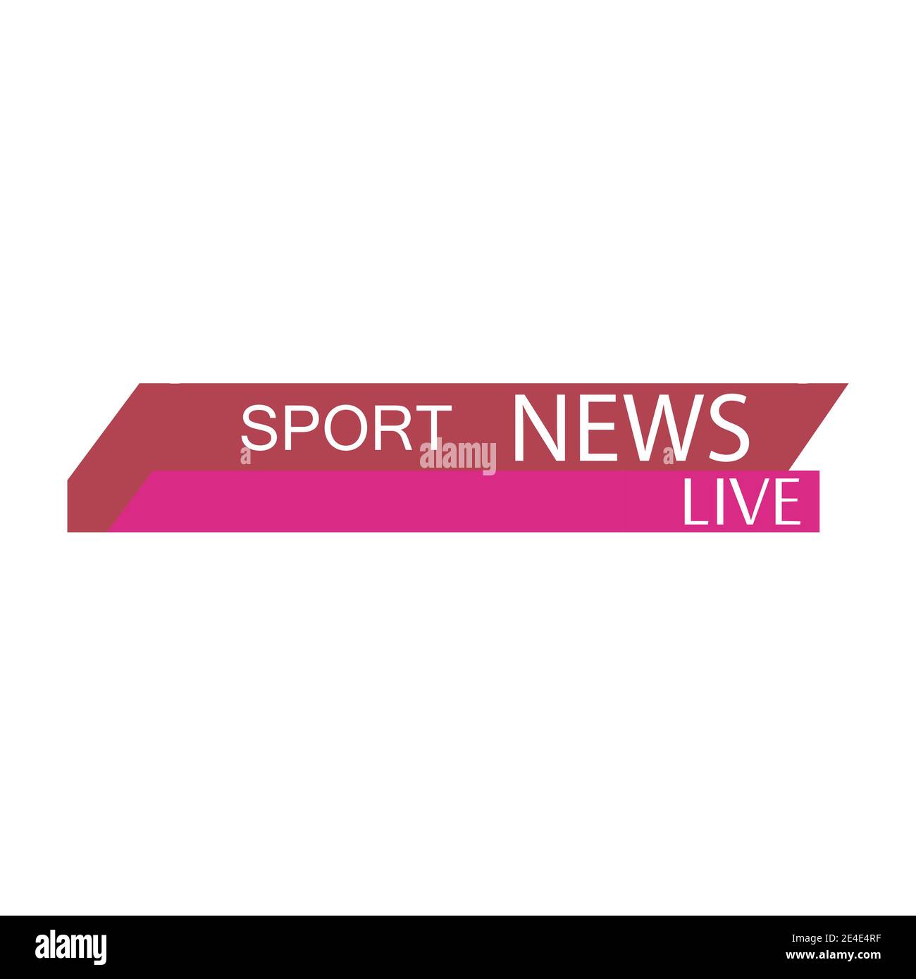 Barres d'informations TV headlin ou modèle inférieur de troisième Illustration de Vecteur