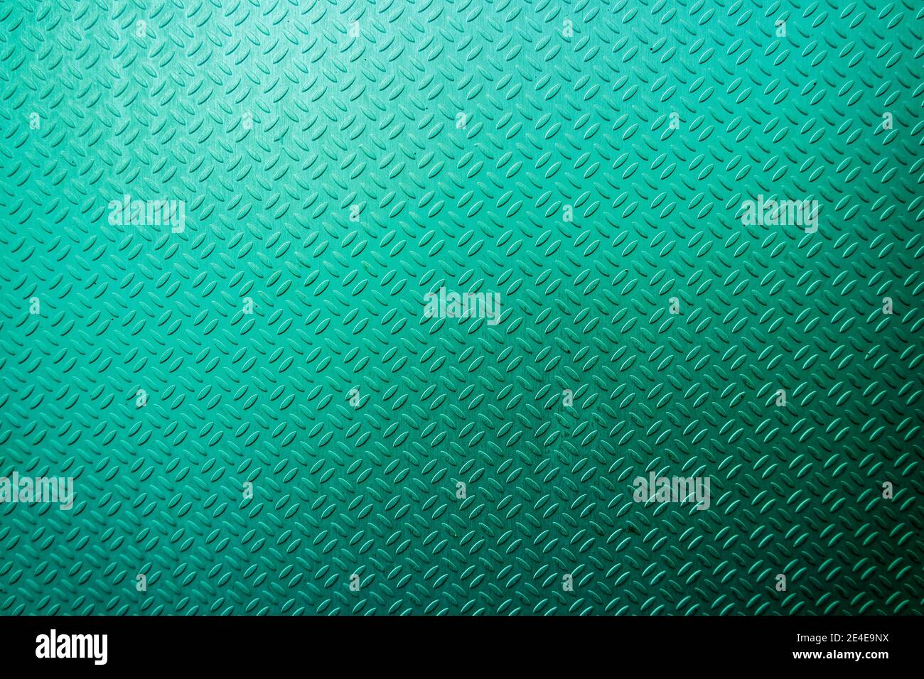 texture d'arrière-plan de la plaque de damier métallique verte Banque D'Images