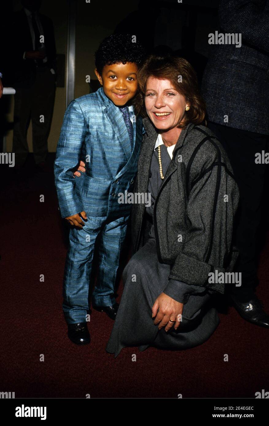 Patty Duke & Emmanuel Lewis crédit : Ralph Dominguez/MediaPunch Banque D'Images