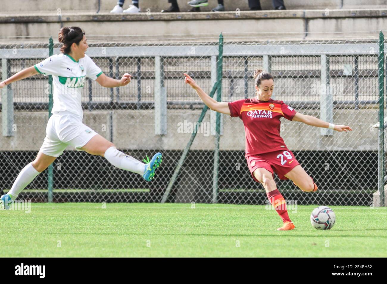 Rome, Italie. 23 janvier 2021. Rome, Italie, Tre Fontane Stadium, 23 janvier 2021, Paloma Lazzaro (COMME Roma) pendant AS Roma vs US Sassuolo - football italien série A Women Match Credit: Simona Scarano/LPS/ZUMA Wire/Alamy Live News Banque D'Images