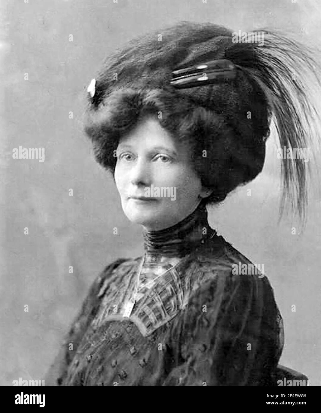MARY JANE CLARKE (1862-1910) suffragette anglaise. La plus jeune sœur d'Emmeline Pankhurst, elle est décédée deux jours après avoir été libérée de la prison de Holloway où elle a été nourrie par la force. Banque D'Images