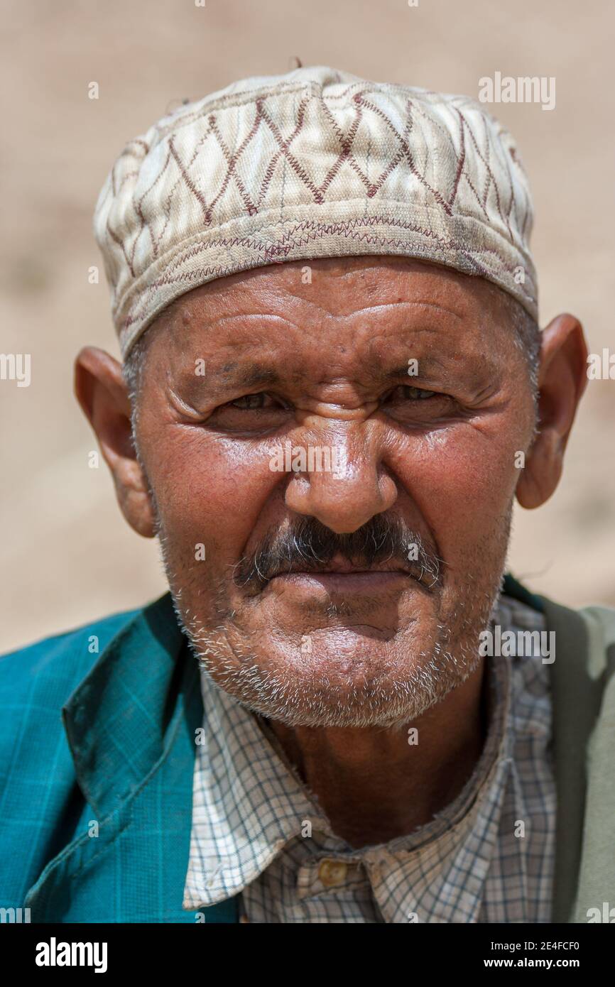 Homme avec chapeau et moustache Banque D'Images