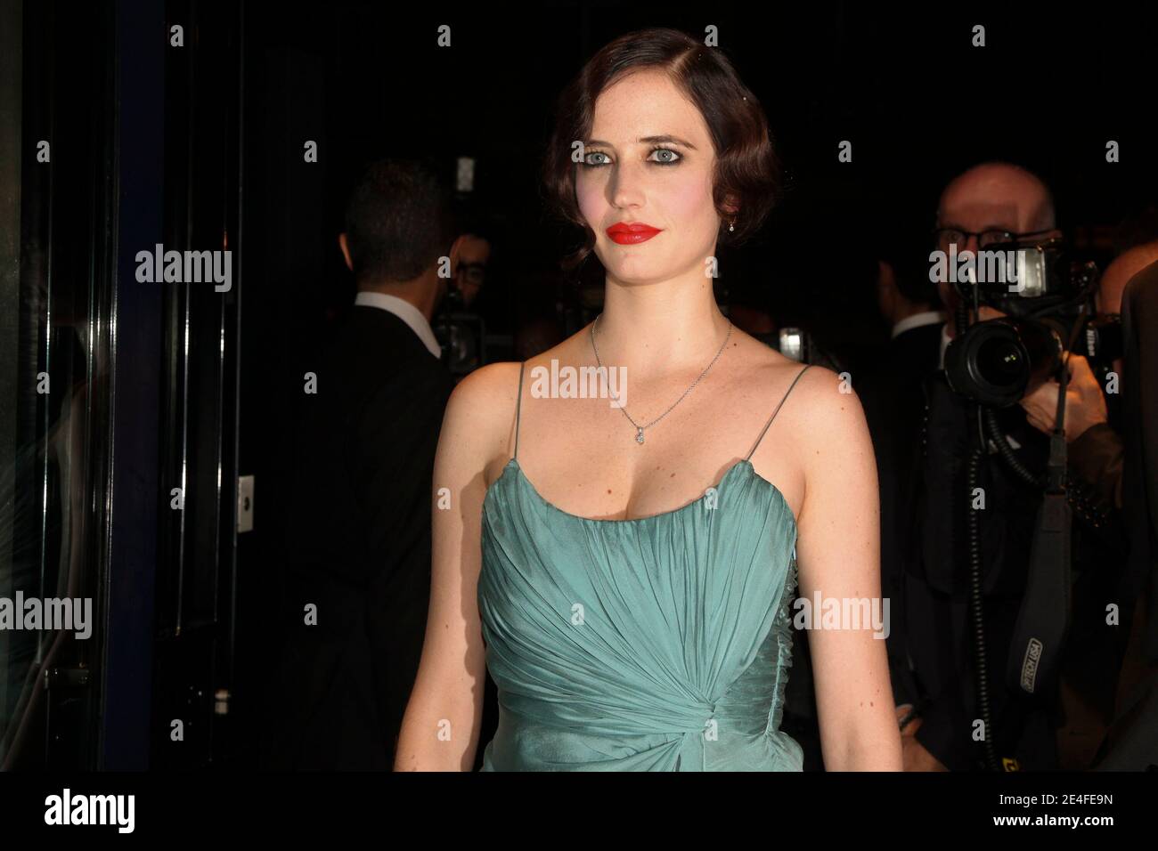 EVA Green participe au cocktail d'inauguration de la boutique phare de Montblanc Paris, à Paris, en France, le 1er octobre 2009. Photo par Olivier Vigerie/ABACAPRESS.COM Banque D'Images