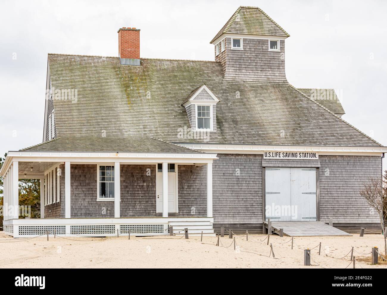 Image du musée de la station de sauvetage d'Amagansett aux États-Unis Banque D'Images