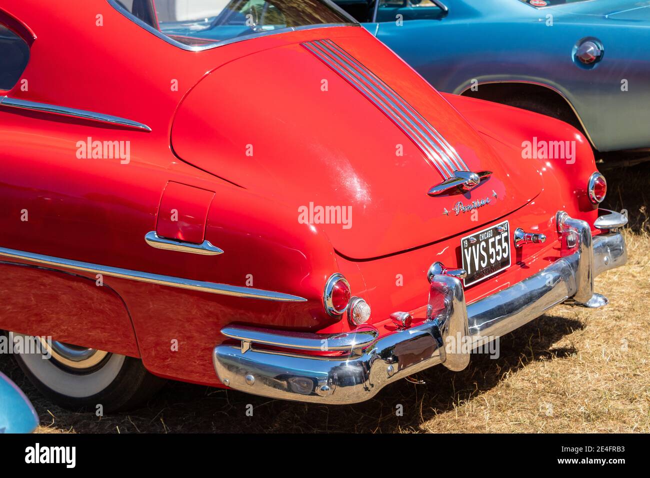 1949 Pontiac série argent streamliner chefftain Banque D'Images