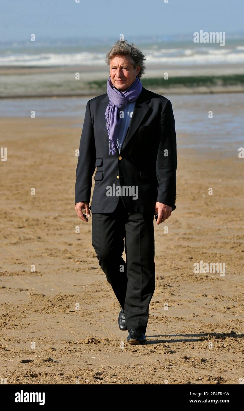 Patrick Sabatier participe au 16e Festival annuel de l'Epona à Cabourg, en France, le 10 octobre 2009. Photo de Thierry Orban/ABACAPRESS.COM Banque D'Images