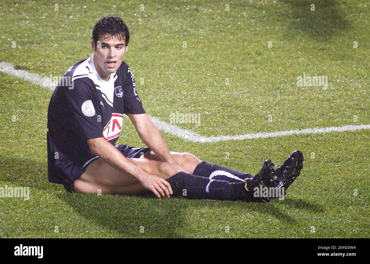 Yoann Gourmud de Bordeaux lors du match de football de la première Ligue française, Girondins de Bordeaux contre le Mans Union Club 72 au Stade Chaban-Delmas de Bordeaux, France, le 24 octobre 2009. Bordeaux a gagné 3-0. Photo de Patrick Bernard/Cameleon/ABACAPRESS.COM Banque D'Images