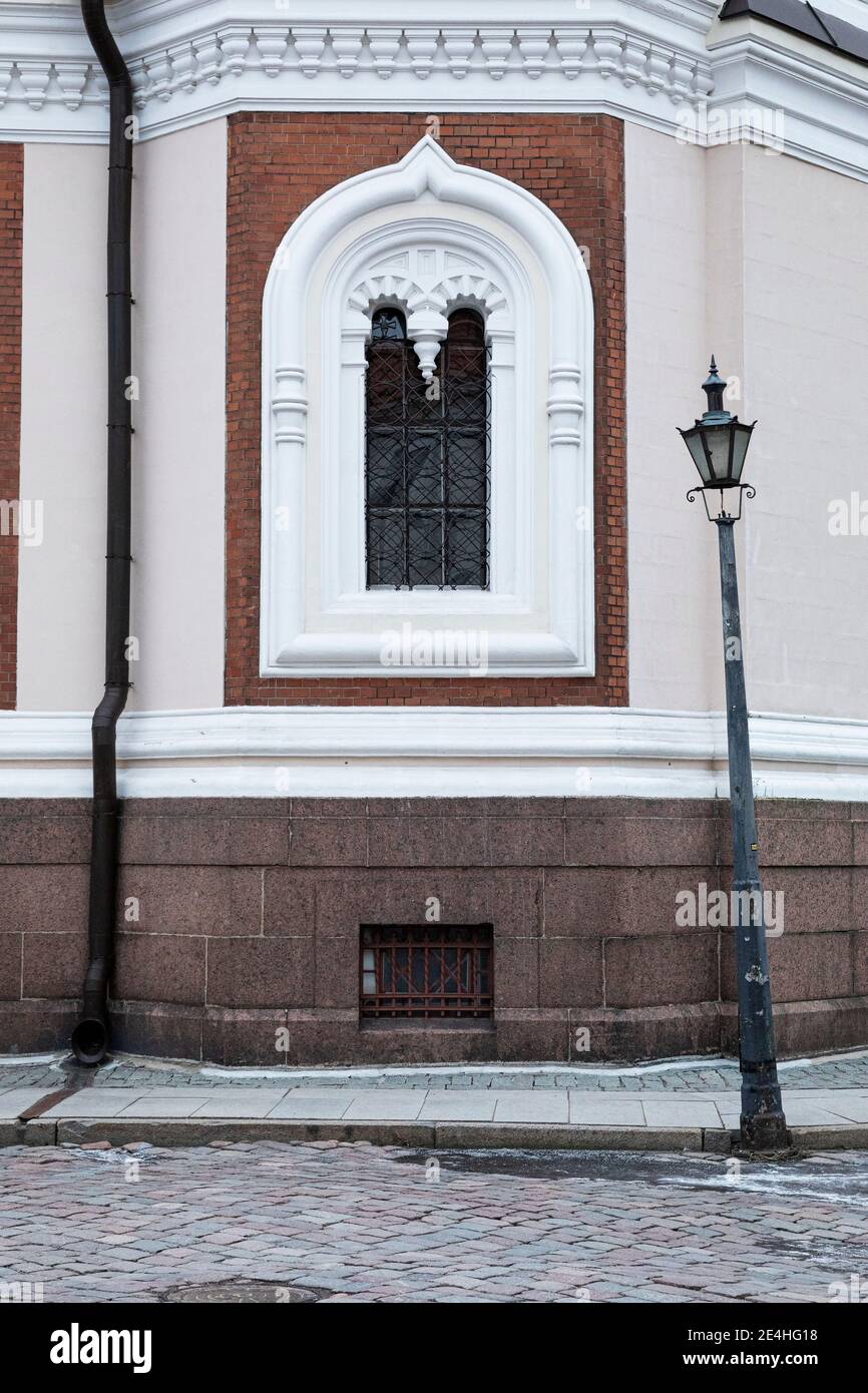 Vue latérale sur la cathédrale Alexandre Nevsky de Tallinn, Estonie Banque D'Images