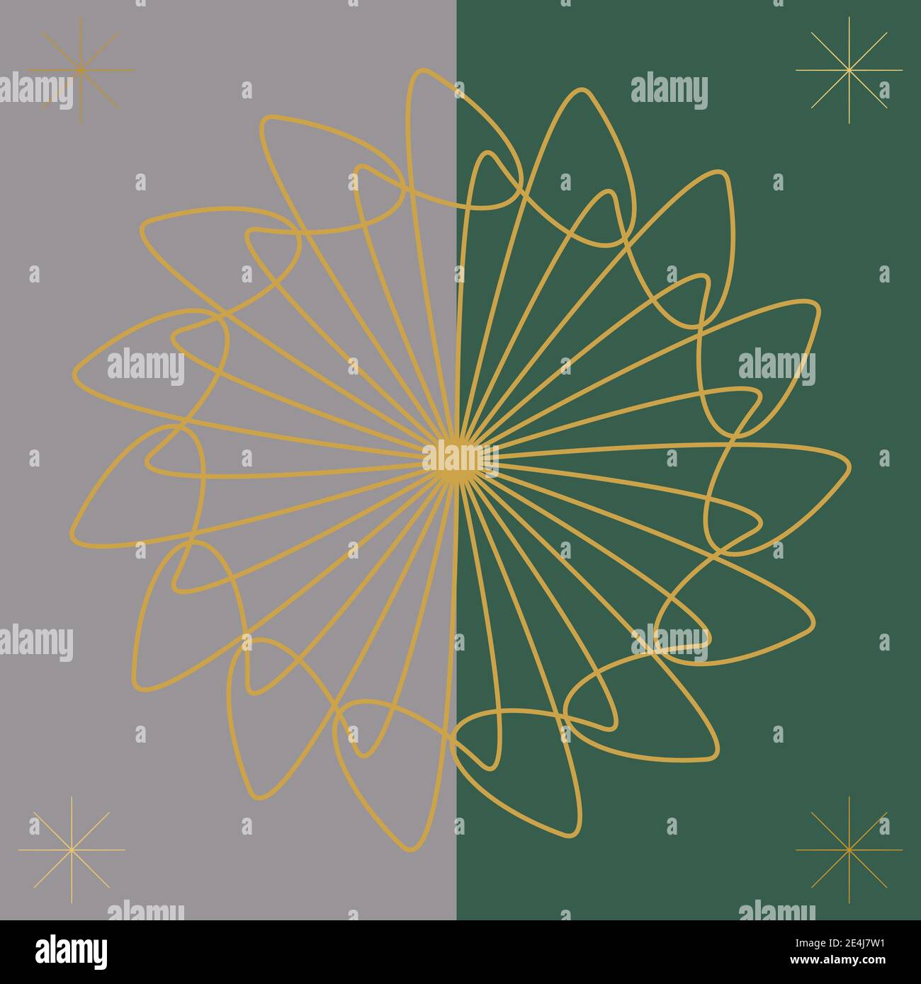 Une image d'arrière-plan abstraite en forme d'étoile dorée. Illustration de Vecteur