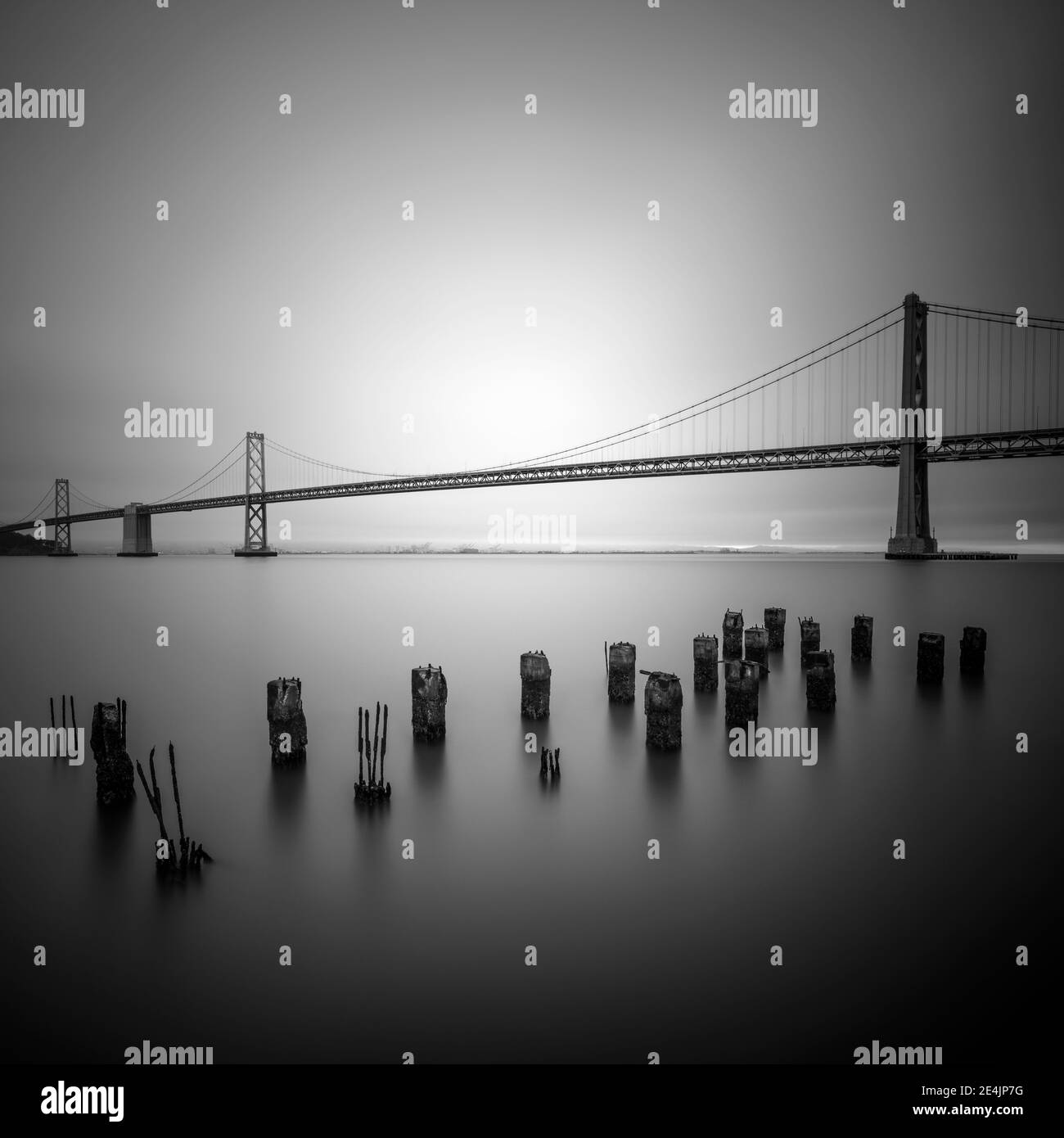 Oakland Bay Bridge à San Francisco, Californie, États-Unis Banque D'Images