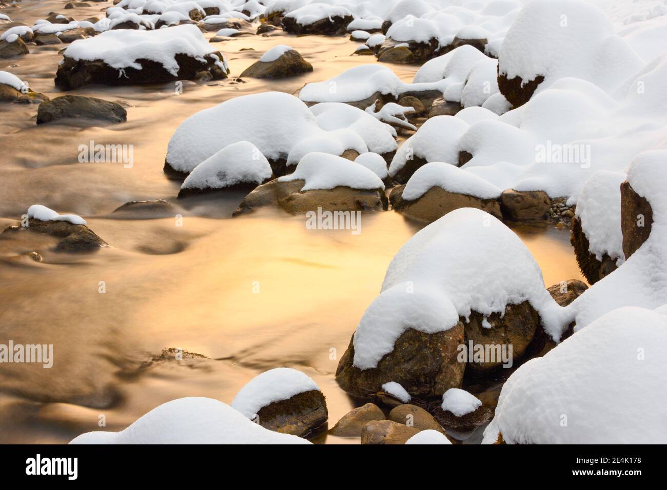 Rivière Luteren, Appenzell, Suisse Banque D'Images