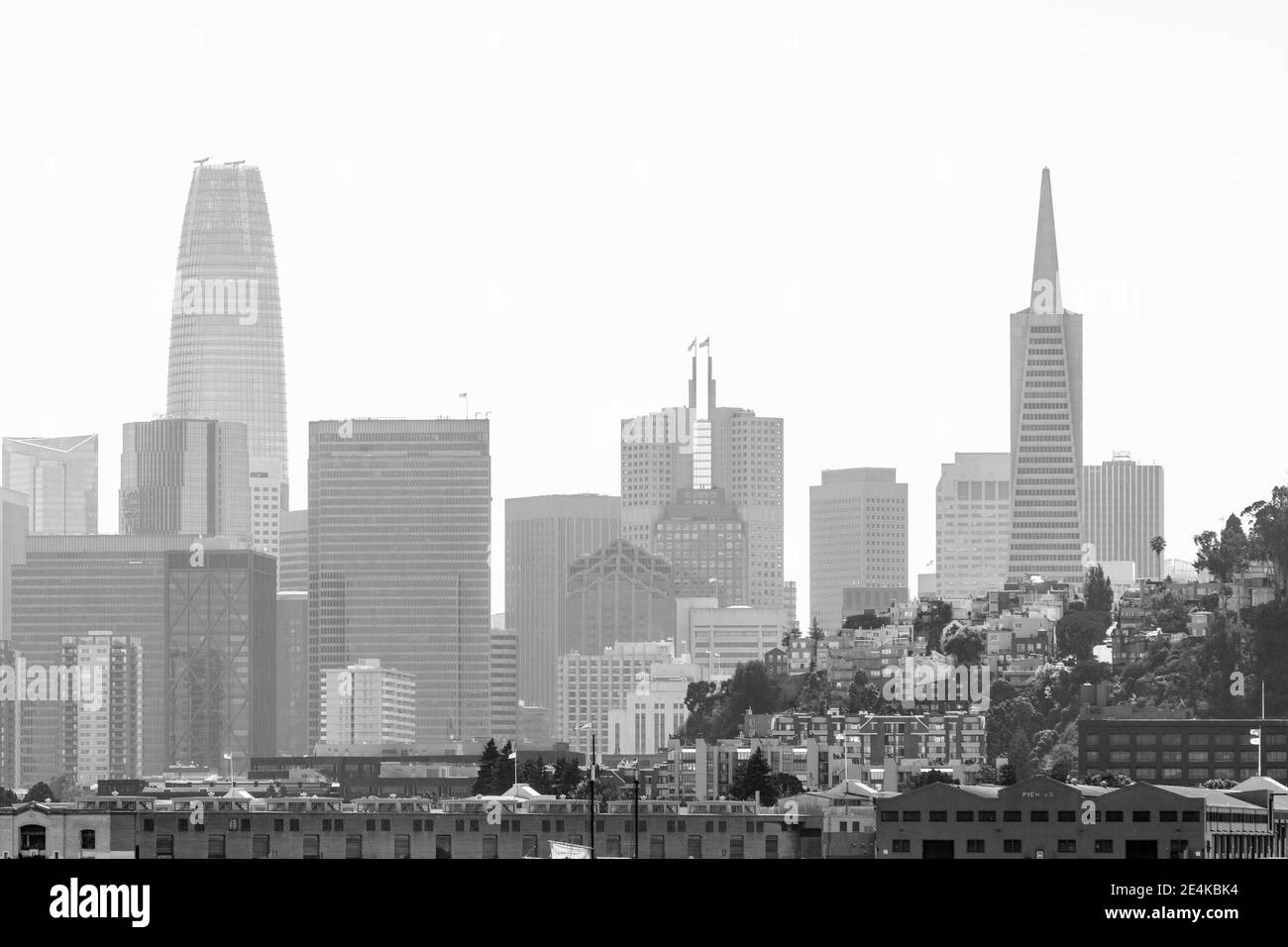 Quartier financier de San Francisco, Californie, États-Unis Banque D'Images