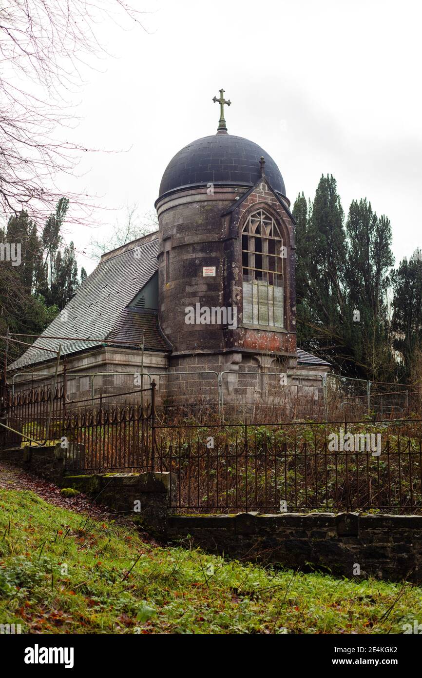 Bâtiment abandonné à Co. Monaghan, Irlande Banque D'Images