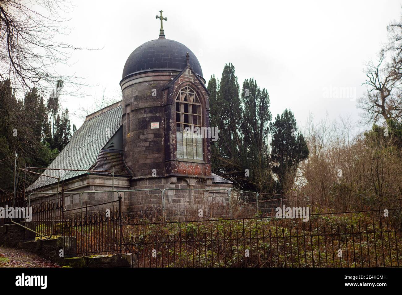 Bâtiment abandonné à Co. Monaghan, Irlande Banque D'Images