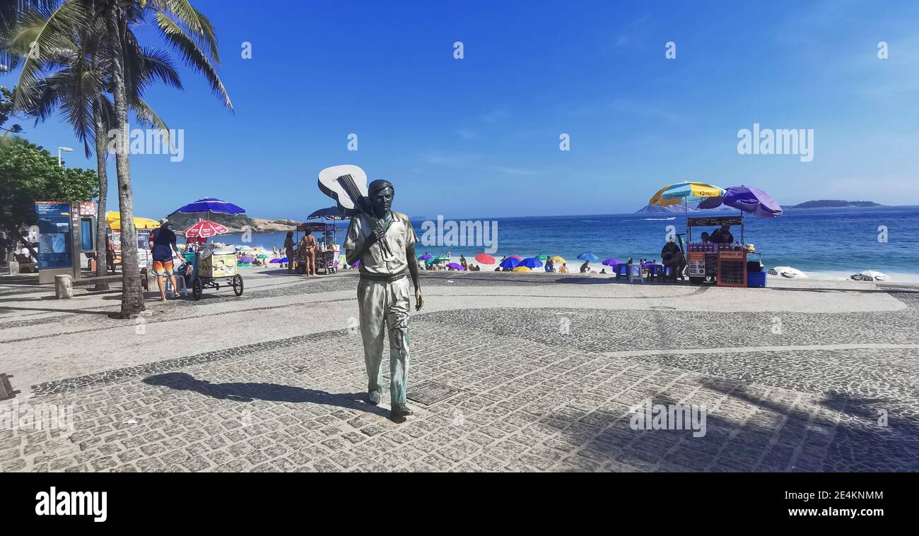 UNE JOURNÉE À RIO EN JANVIER 2021 Banque D'Images