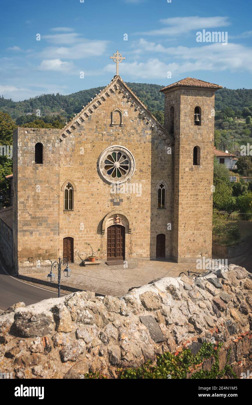 Église de San Salvatore à Bolsena, Latium, Italie Banque D'Images