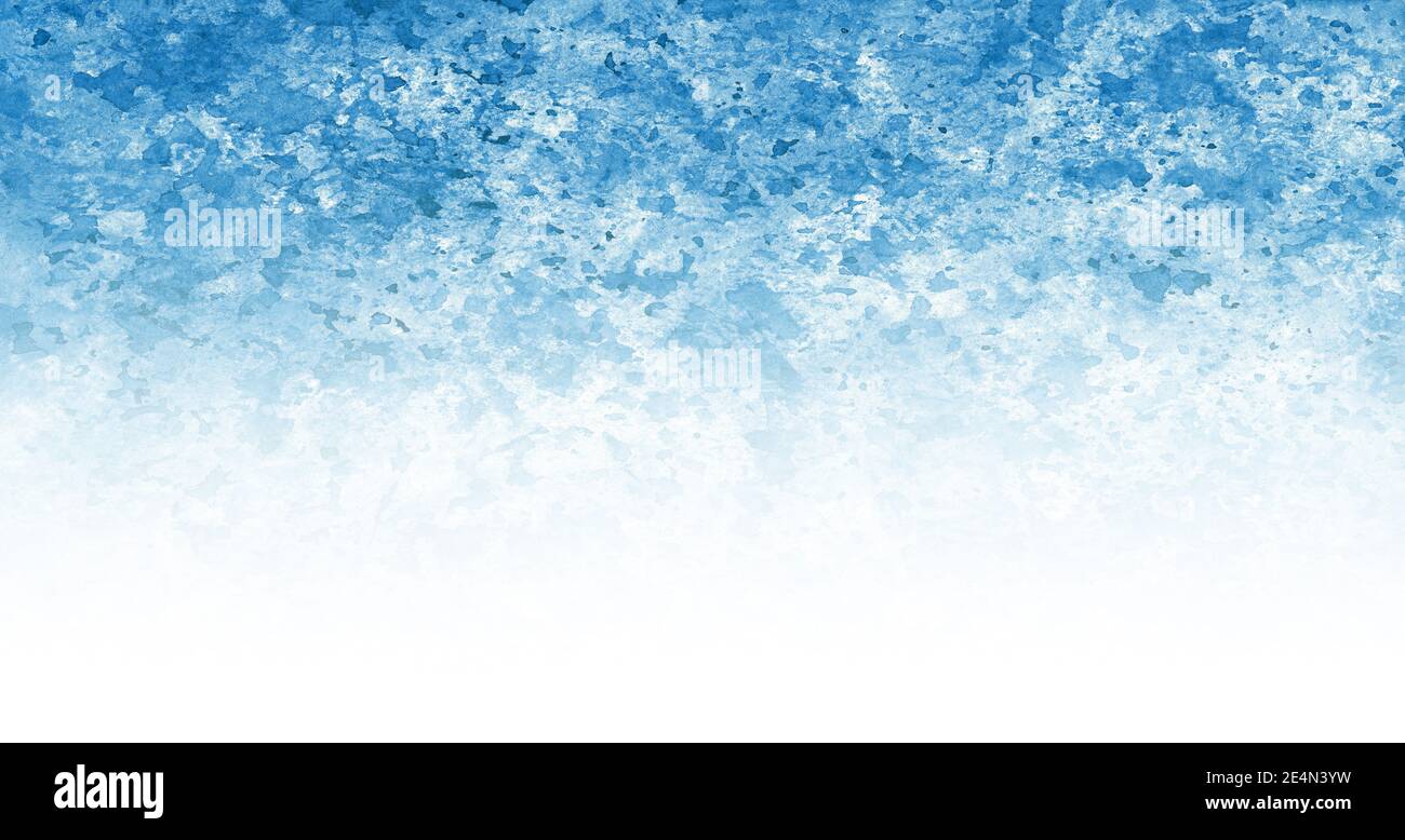 Azur bleu turquoise aquarelle abstraite pour l'arrière-plan Arrière-plans et textures bannières web design Banque D'Images