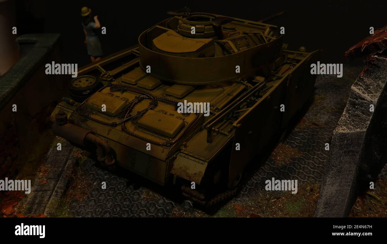 PZ.Kpfw.III Ausf.M / Panzer III Ausführung M Wehrmacht / Heer Modell im Maßstab 1:35 - Allemand Tank III Armée allemande Échelle 1:35 Banque D'Images