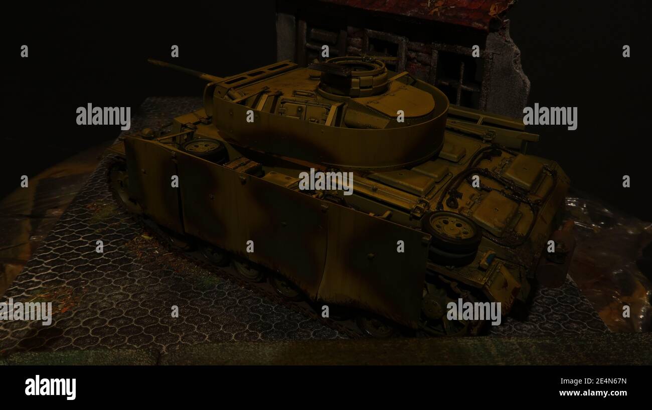 PZ.Kpfw.III Ausf.M / Panzer III Ausführung M Wehrmacht / Heer Modell im Maßstab 1:35 - Allemand Tank III Armée allemande Échelle 1:35 Banque D'Images