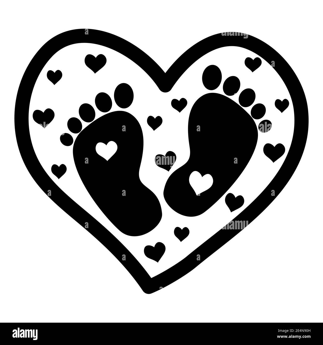 Empreinte De Bebe Mignon A L Interieur Coeur Imprime Decoration Monochrome Isole Sur Fond Blanc Pieds De Bebe Silhouette Adorable Symbole De Stock Vecteur Il Image Vectorielle Stock Alamy Empreinte De Bebe Mignon A L Interieur Coeur Imprime Decoration Monochrome Isole Sur Fond Blanc Pieds De Bebe Silhouette Adorable Symbole De Stock Vecteur Il Image Vectorielle Stock Alamy