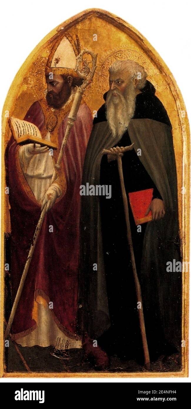 Masaccio. Triptych San Giovenale. Panneau droit. c.1422.. Banque D'Images