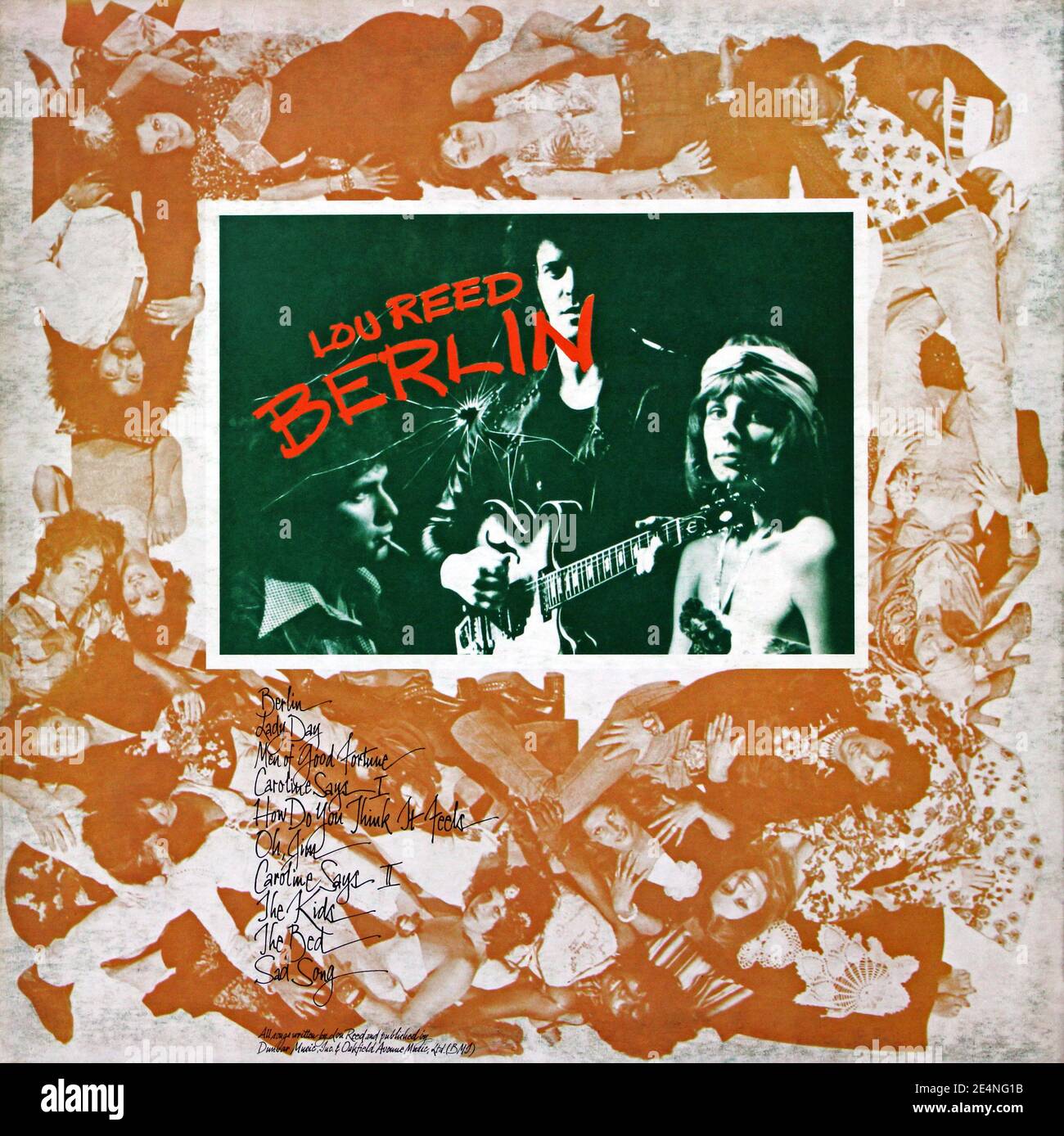 Lou Reed : 1973. Couverture LP : Berlin Photo Stock - Alamy