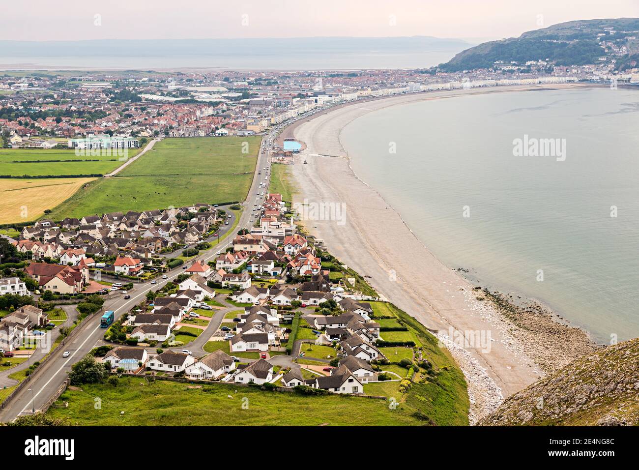 Llandudno de The Little Orme, Conwy, pays de Galles, Royaume-Uni Banque D'Images