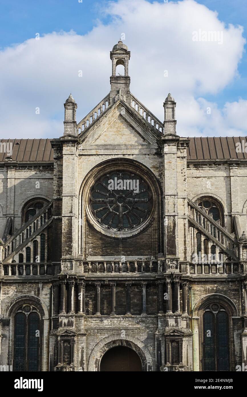 Eglise Sainte Catherine à Bruxelles, Belgique Banque D'Images
