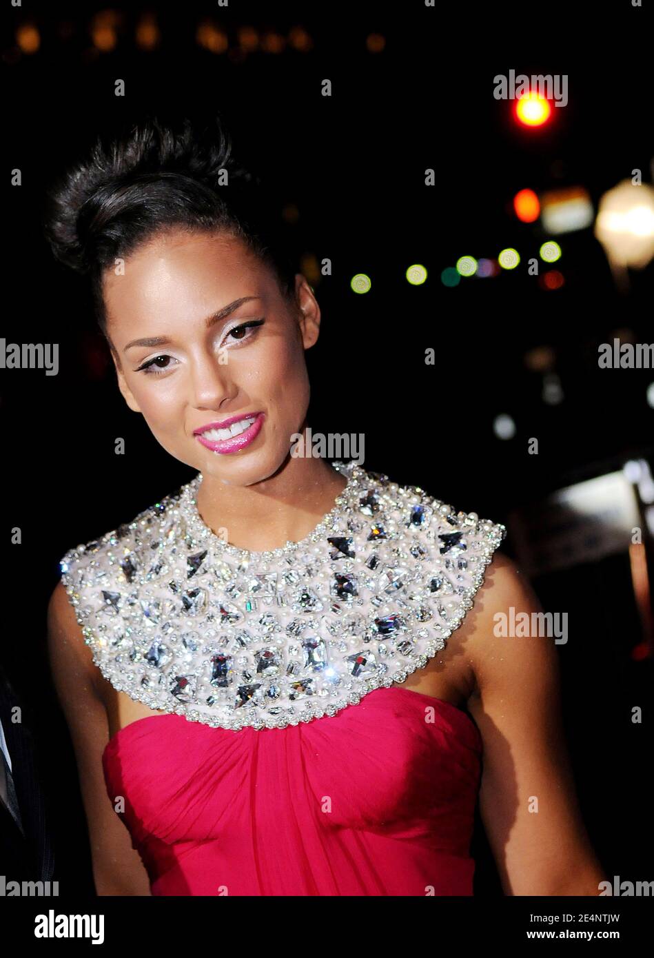 La chanteuse Alicia Keys assiste au BET Honors qui a eu lieu au Warner Theatre à Washington, DC, USA le 12 janvier 2008. Photo par Olivier Douliery/ABACAPRESS.COM Banque D'Images