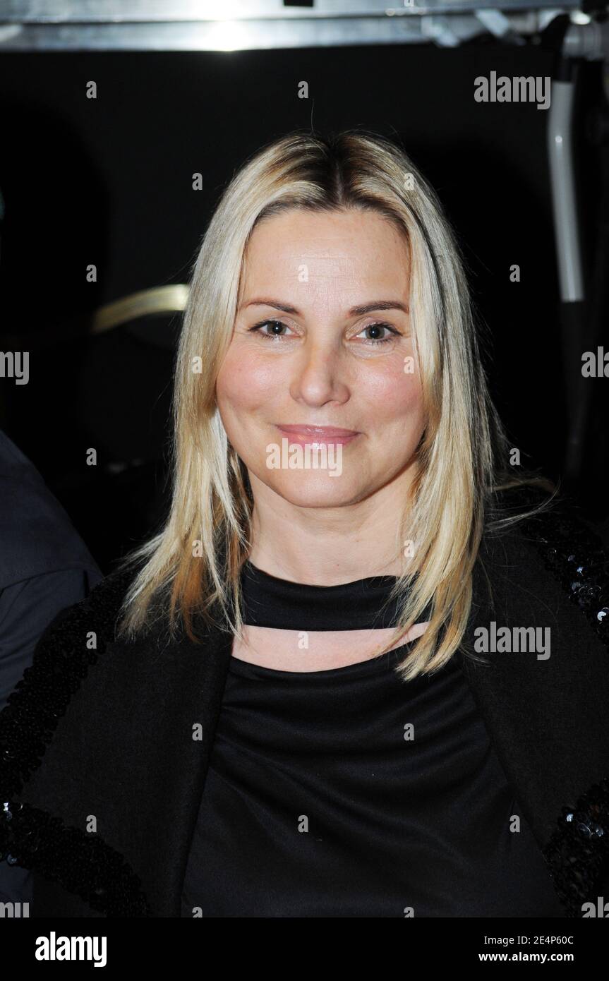 Sophie Fvier participe au défilé de mode Elie Saab haute-Couture Printemps-été 2008 qui s'est tenu à l'Hôtel InterContinental à Paris, France, le 23 janvier 2008. Photo d'Abd Rabbo-Orban/ABACAPRESS.COM Banque D'Images