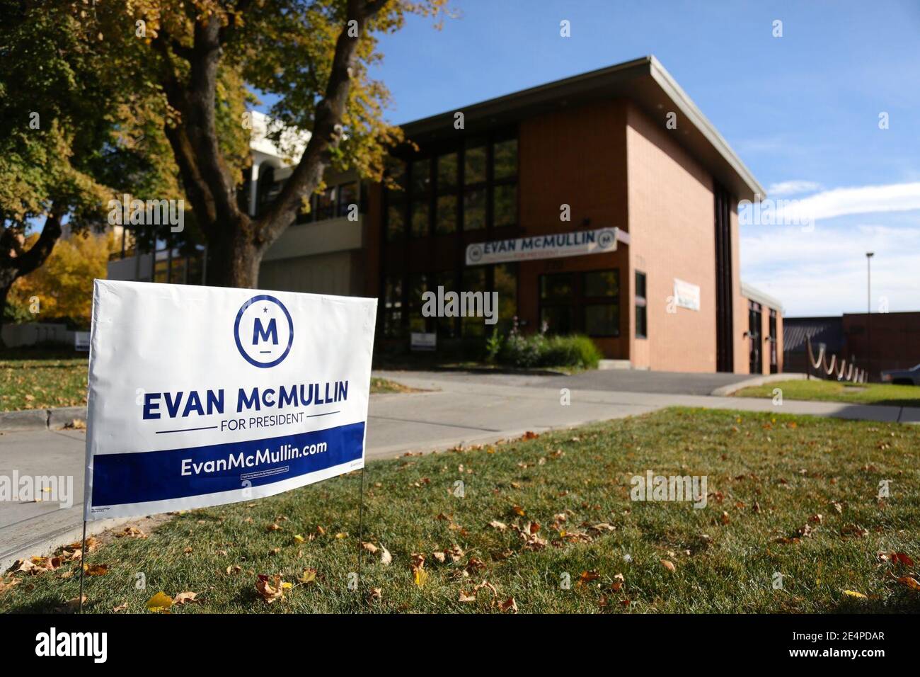 Siège de la campagne McMullin. Banque D'Images