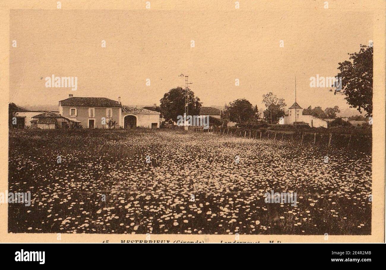Mesterrieux - Landerrouet. Banque D'Images