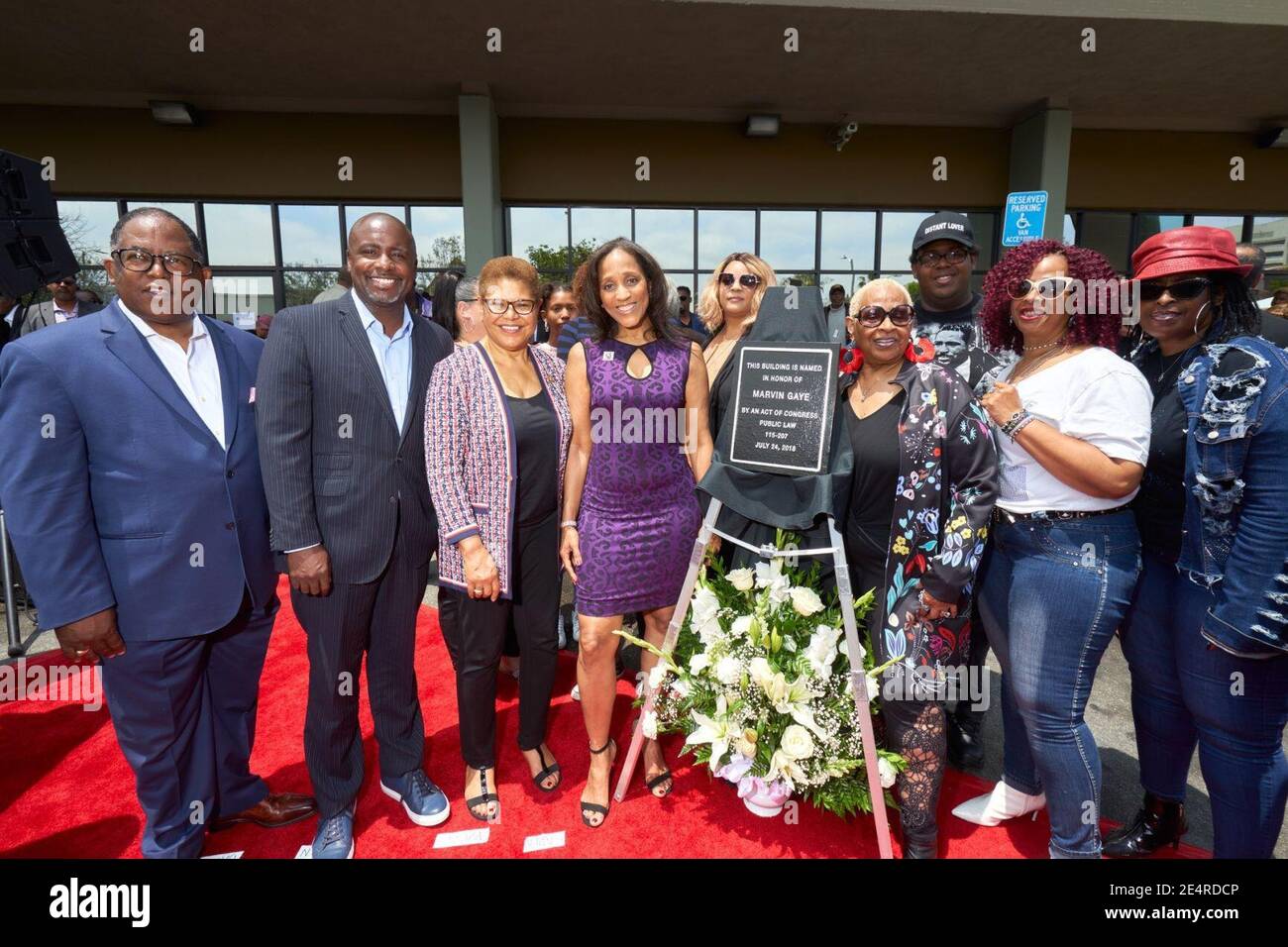 Marvin Gaye au bureau de poste. Banque D'Images