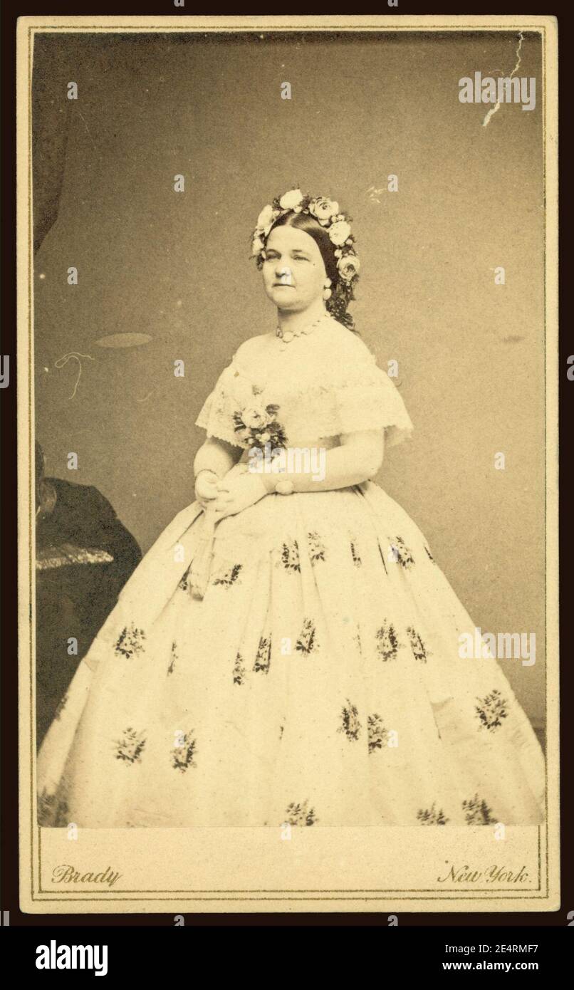 Mary Todd Lincoln) - Brady Banque D'Images