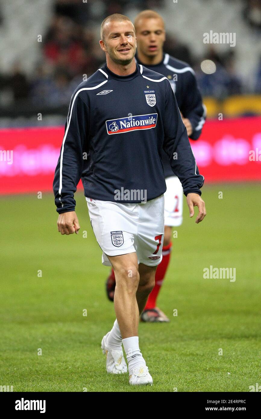 Football - coupe du monde de la FIFA 2002 - Groupe F - Angleterre / Suède. David Beckham, Angleterre Photo Stock - Alamy