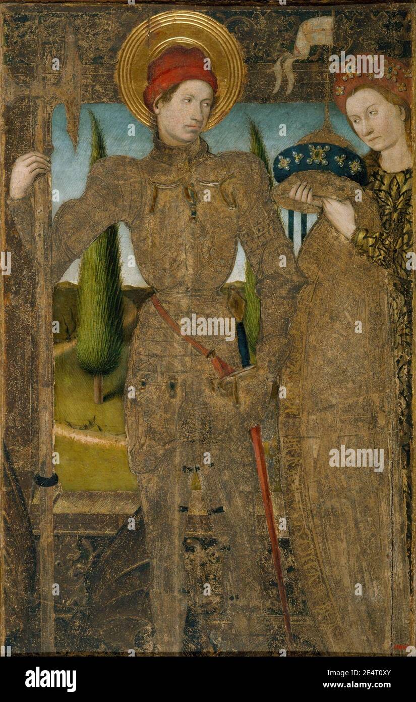 Maître de Saint George et de la princesse - Saint George Et la princesse Banque D'Images