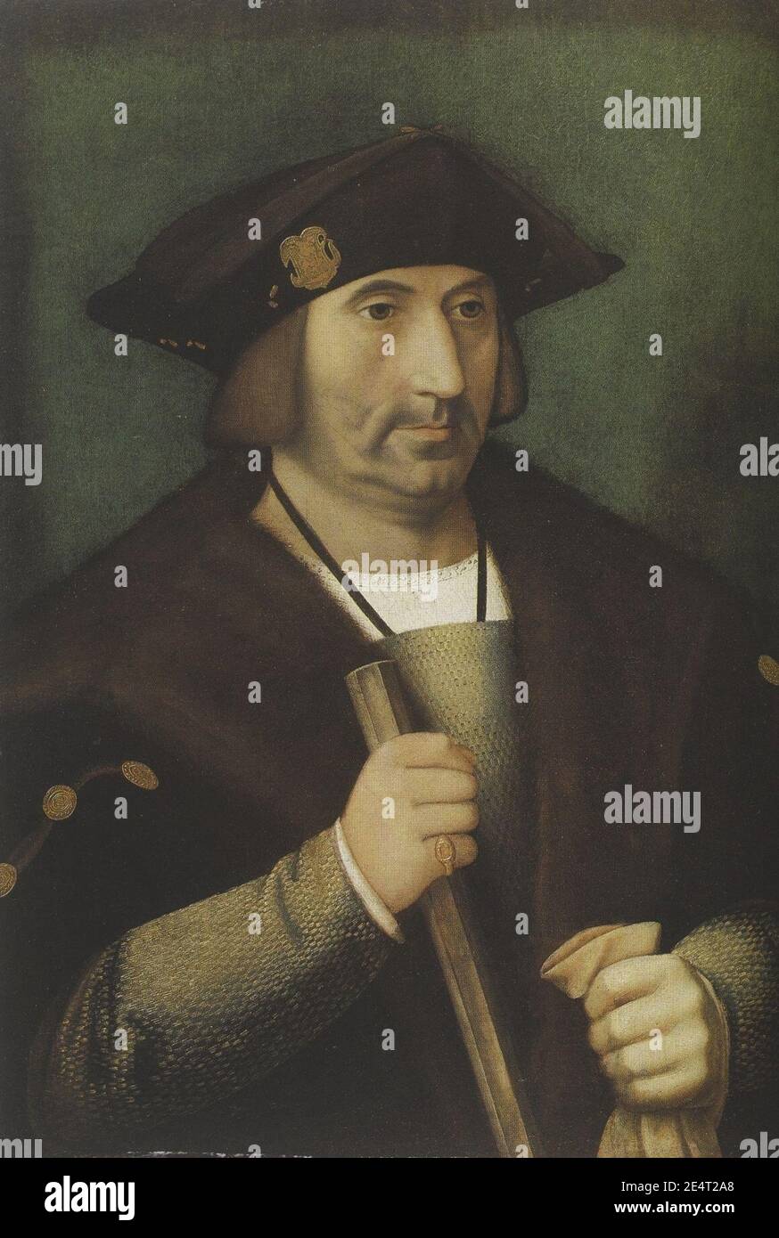 Maître du portrait de Brandon - Portrait d'Edward Stafford, 3e duc de Buckingham. Banque D'Images