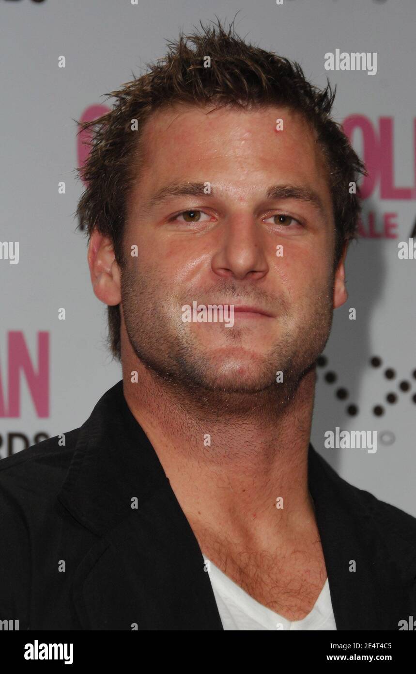 Dave Salmoni, personnalité de la télévision, arrive au Cosmopolitan Honours John Mayer comme homme de l'année plein de peur au Cipriani à New York City, États-Unis, le 3 mars 2008. Photo de Gregorio Binuya/ABACAUSA.COM (en photo : Dave Salmoni) Banque D'Images