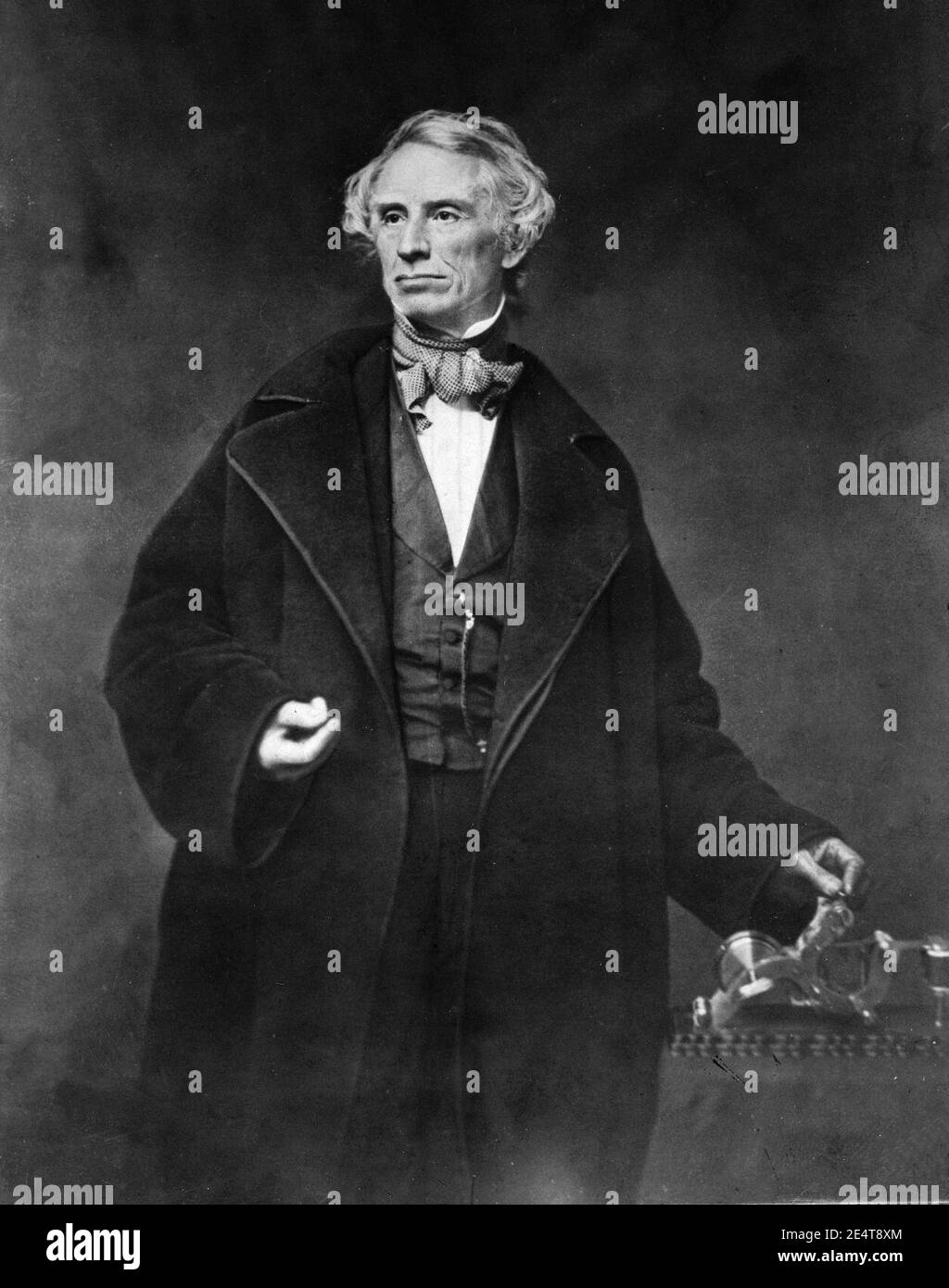 Mathew B. Brady - photo de Samuel F.B. Morse (c.1850). Banque D'Images