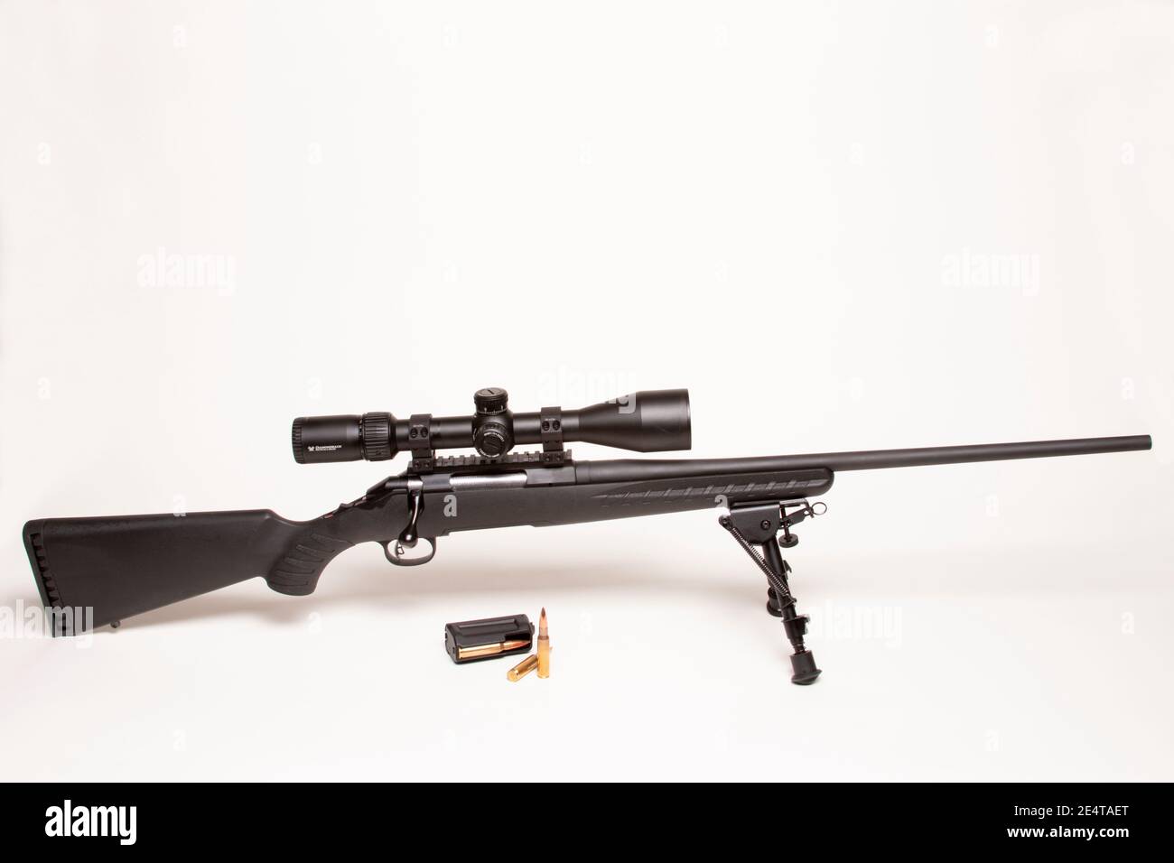 Ruger American Rifle avec Vortex Scope Banque D'Images