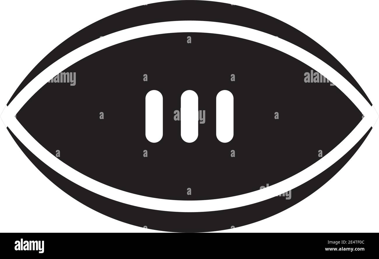 Logo Rugby modèle vectoriel d'inspiration Illustration de Vecteur
