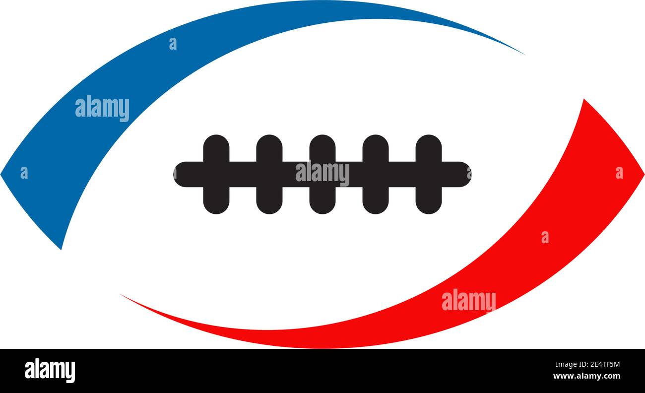 Logo Rugby modèle vectoriel d'inspiration Illustration de Vecteur