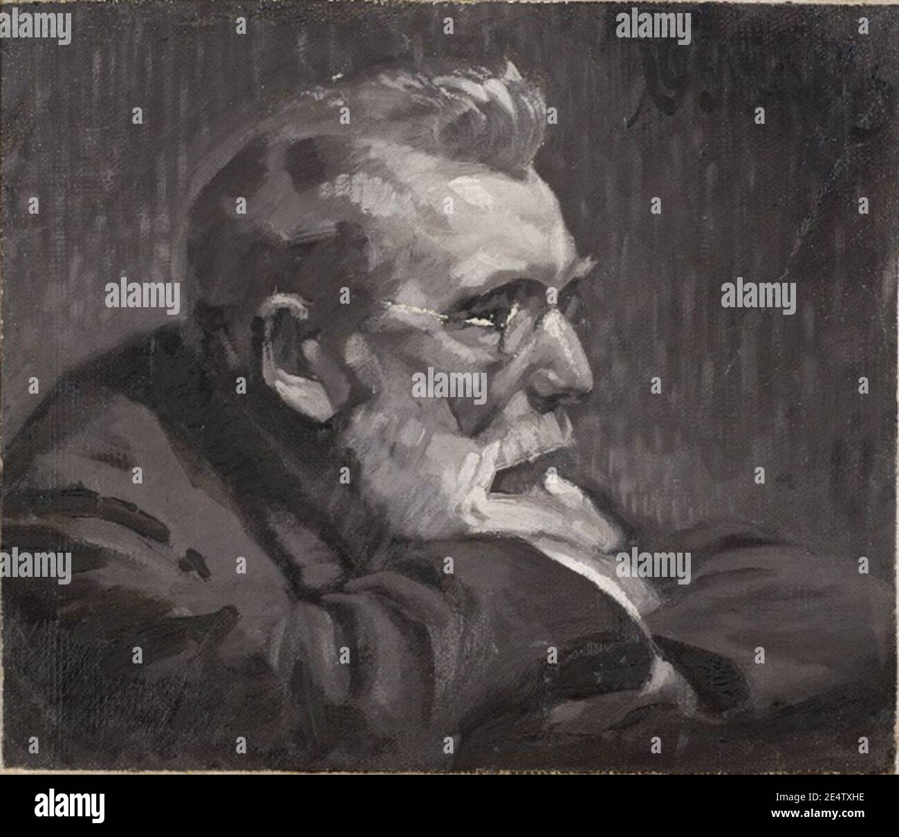 Mehe portree, Oskar Kallis, Banque D'Images