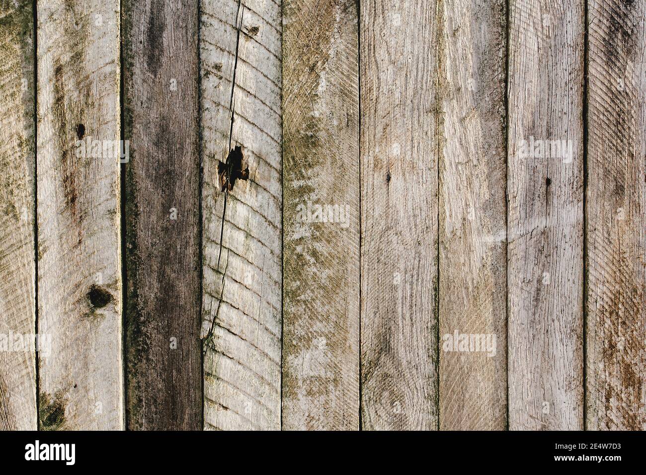 Vieux arrière-plan de clôture en bois. Texture des anciennes planches Banque D'Images