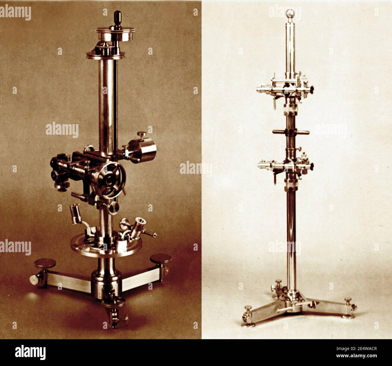 Katetometr et Komparator de Mendeleev. Banque D'Images