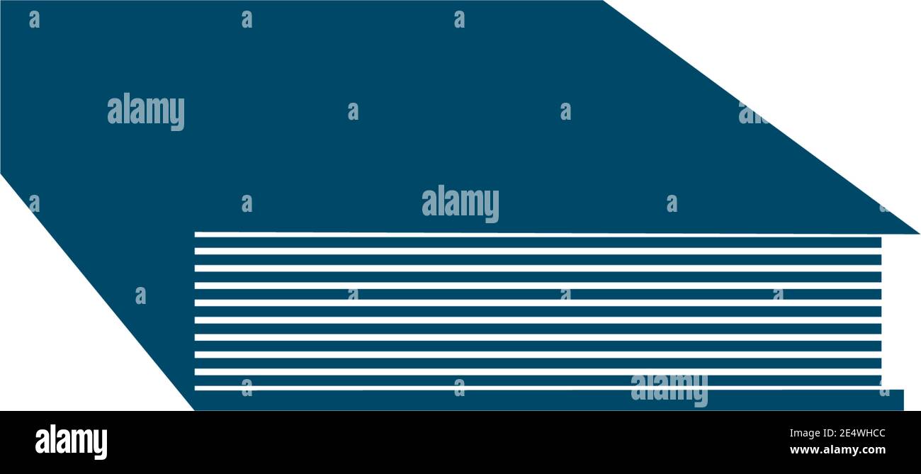Modèle vectoriel d'inspiration pour le design du logo du livre Illustration de Vecteur