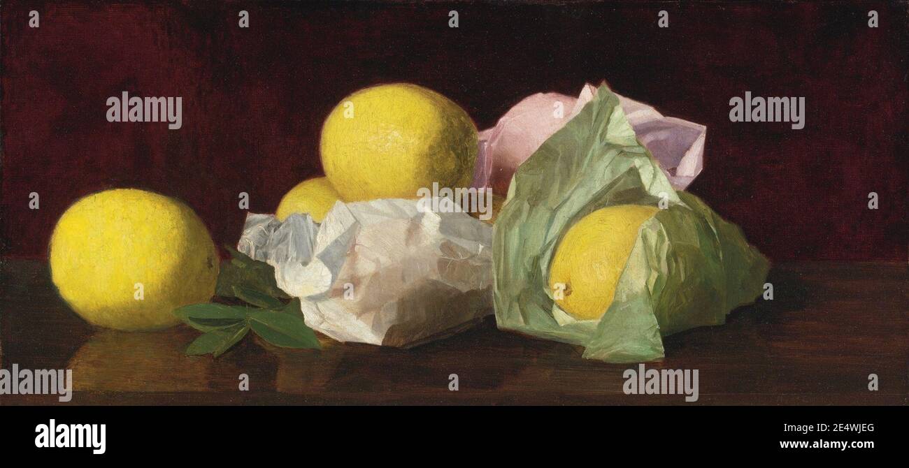 William J. McCloskey - citrons de Floride (1889). Banque D'Images