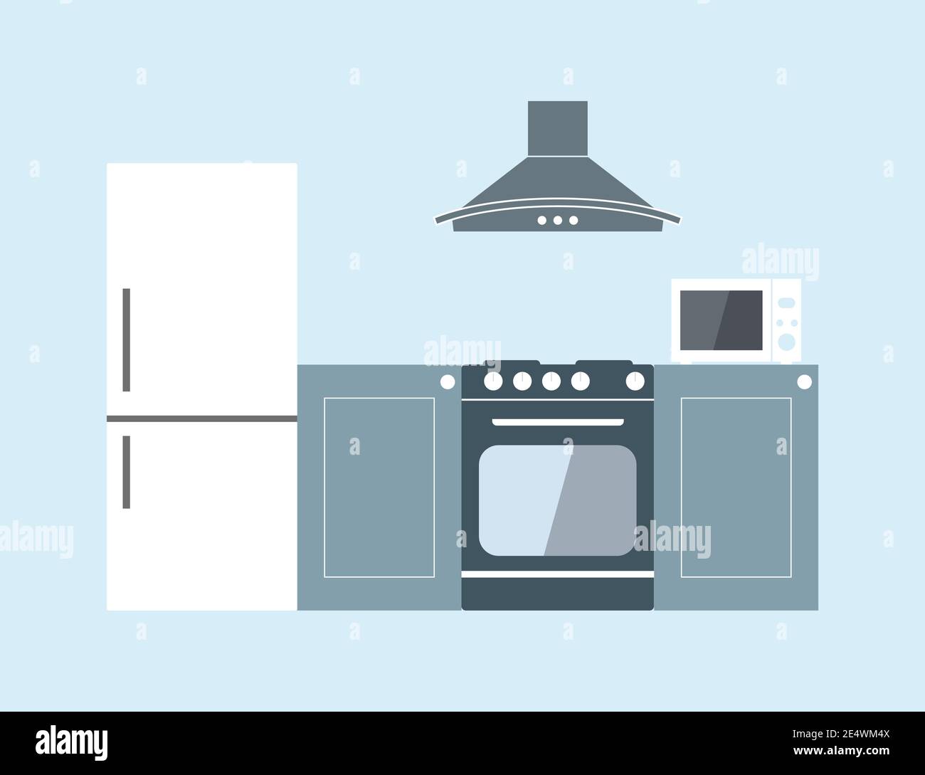 Cuisine, cuisine. Illustration vectorielle, conception plate. Illustration de Vecteur