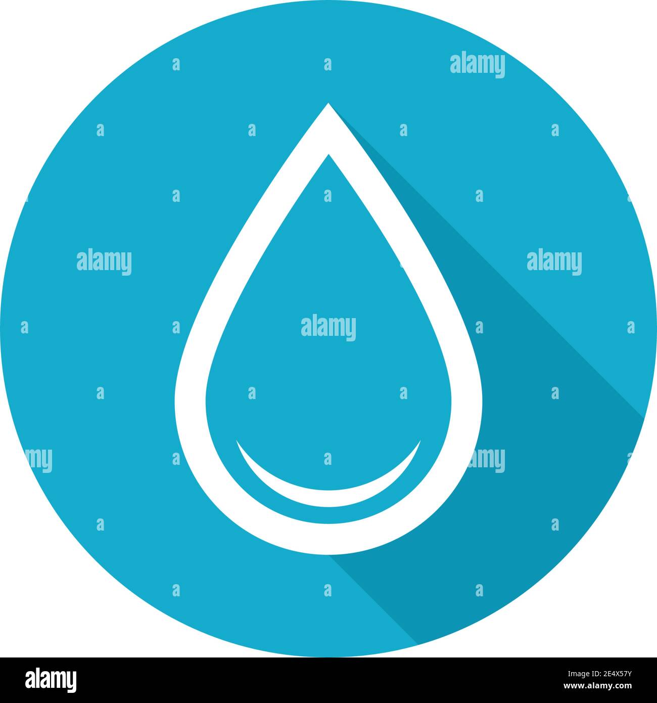 Goutte d'eau Modèle Logo vector illustration design Illustration de Vecteur